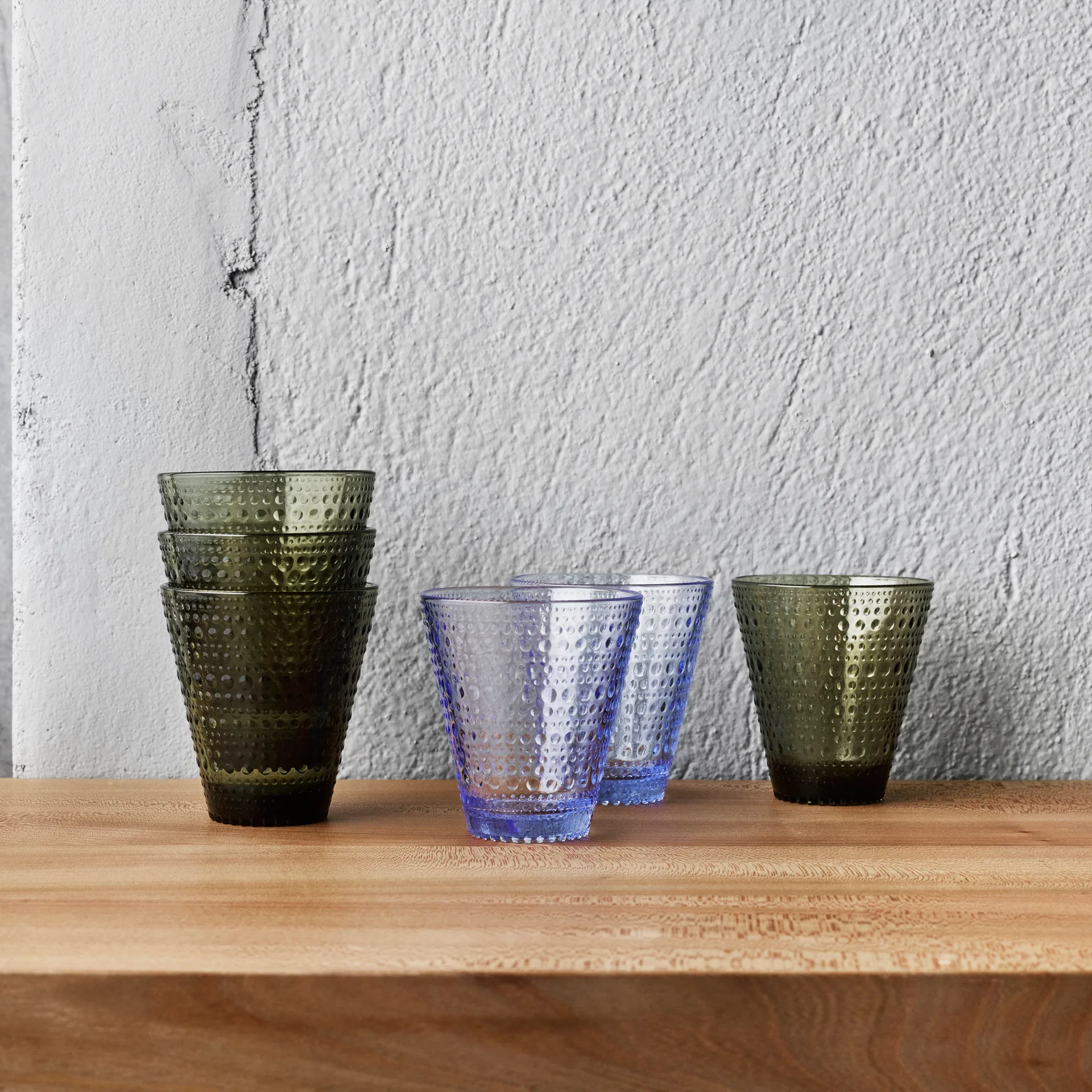 가스테헬미 유리잔 30 cl, 2개 세트, moss green Iittala | 이딸라