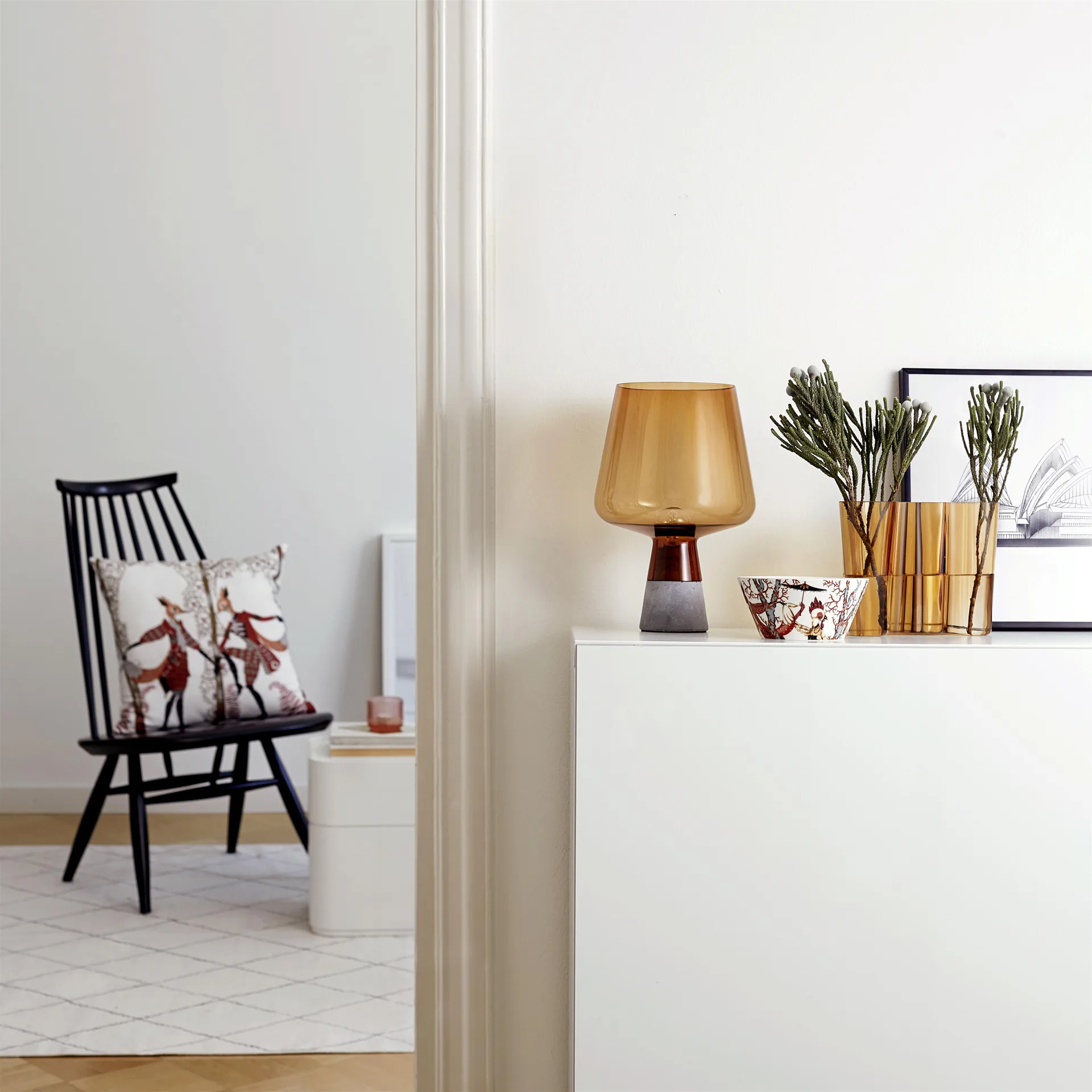 레이무 테이블 조명 300x200 mm, brown Iittala | 이딸라