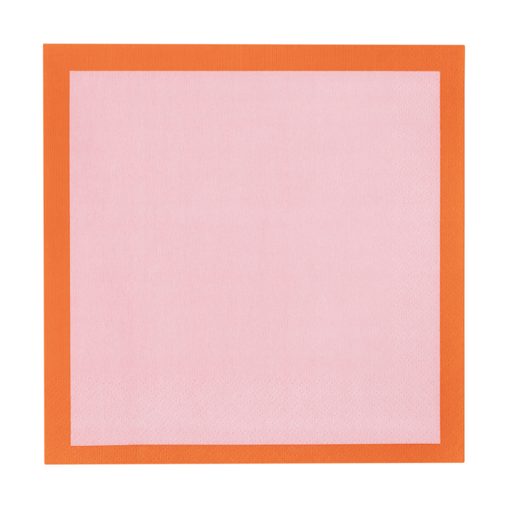 플레이 페이퍼 냅킨 33x33 cm 20개 세트 - Pink-orange - Iittala | 이딸라