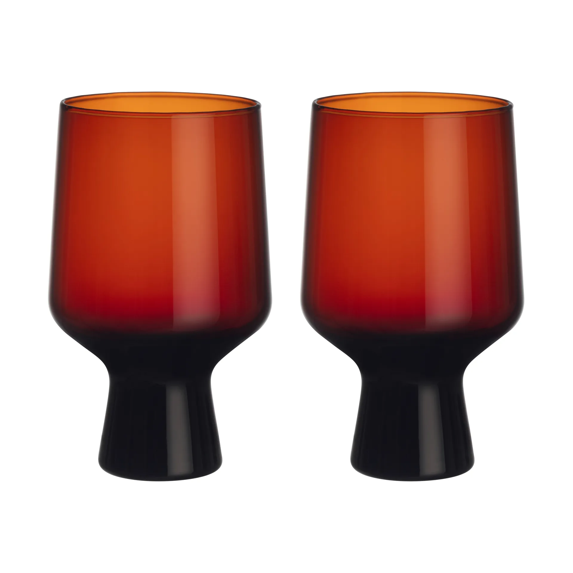 솔라레 글라스 온 풋 40 cl 2개 세트, Copper Iittala | 이딸라