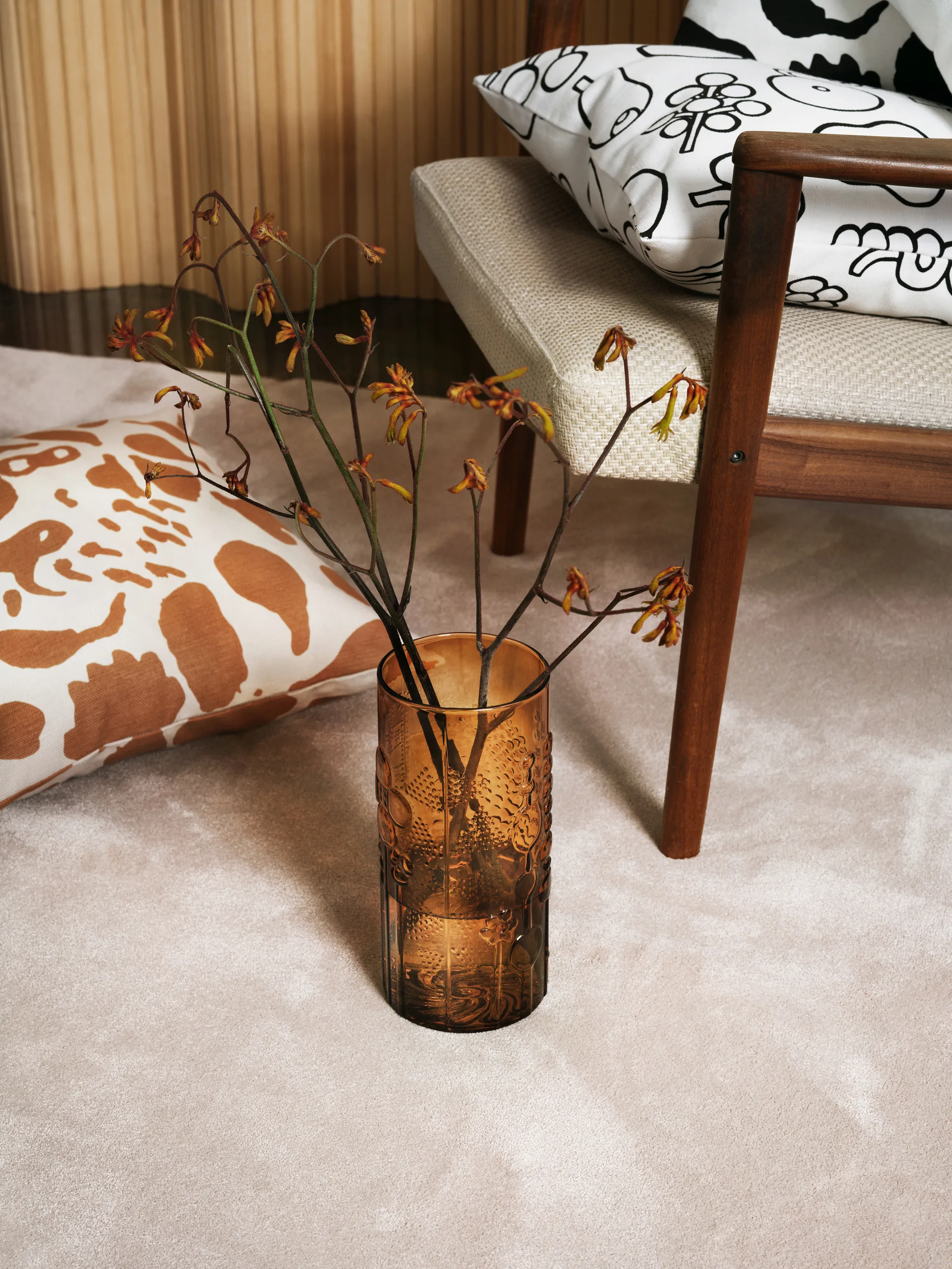 오이바 토이까 치타 베개커버 47x47 cm, Brown Iittala | 이딸라