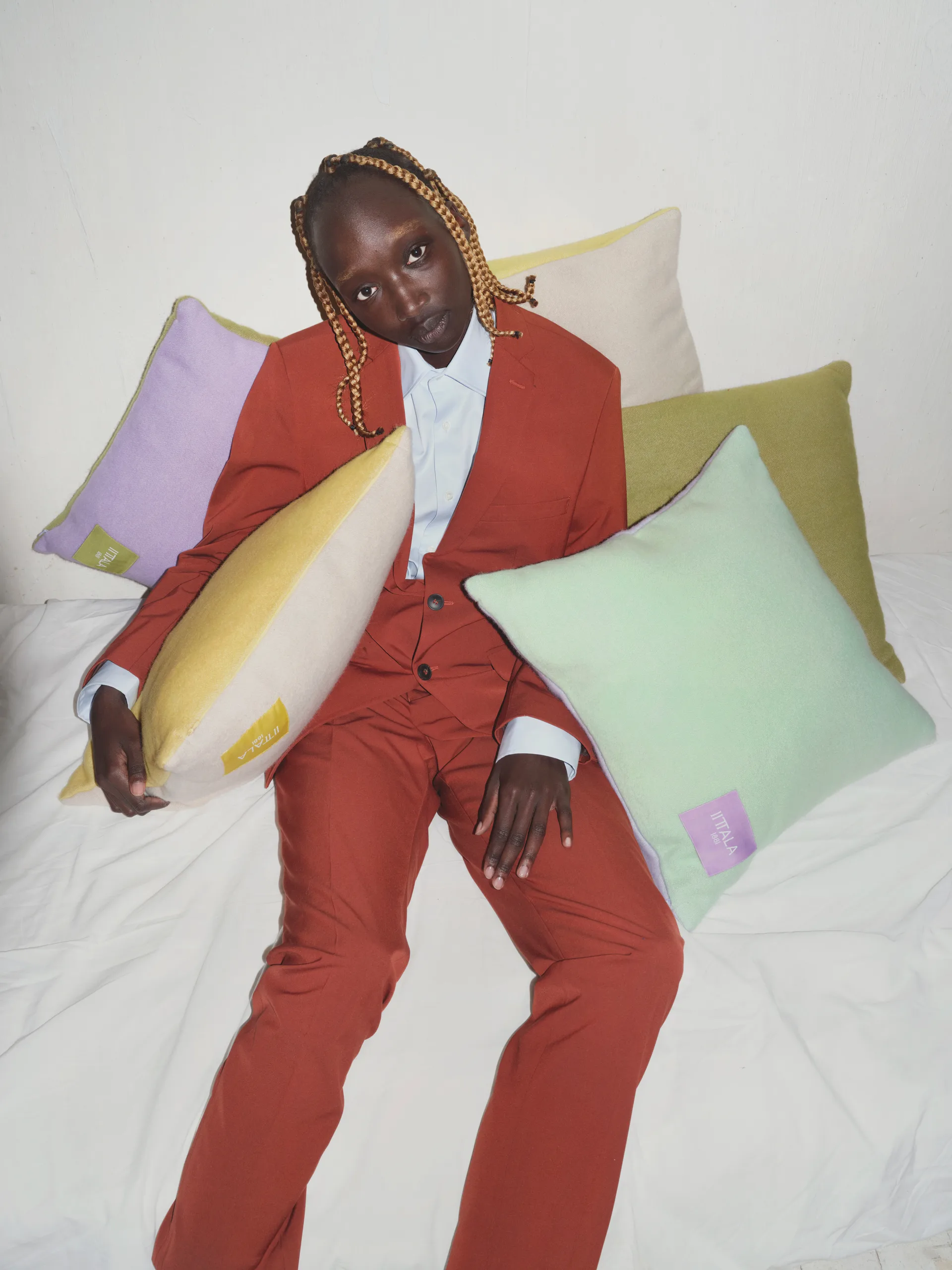 플레이 쿠션 커버 48x48 cm, Mint-purple Iittala | 이딸라