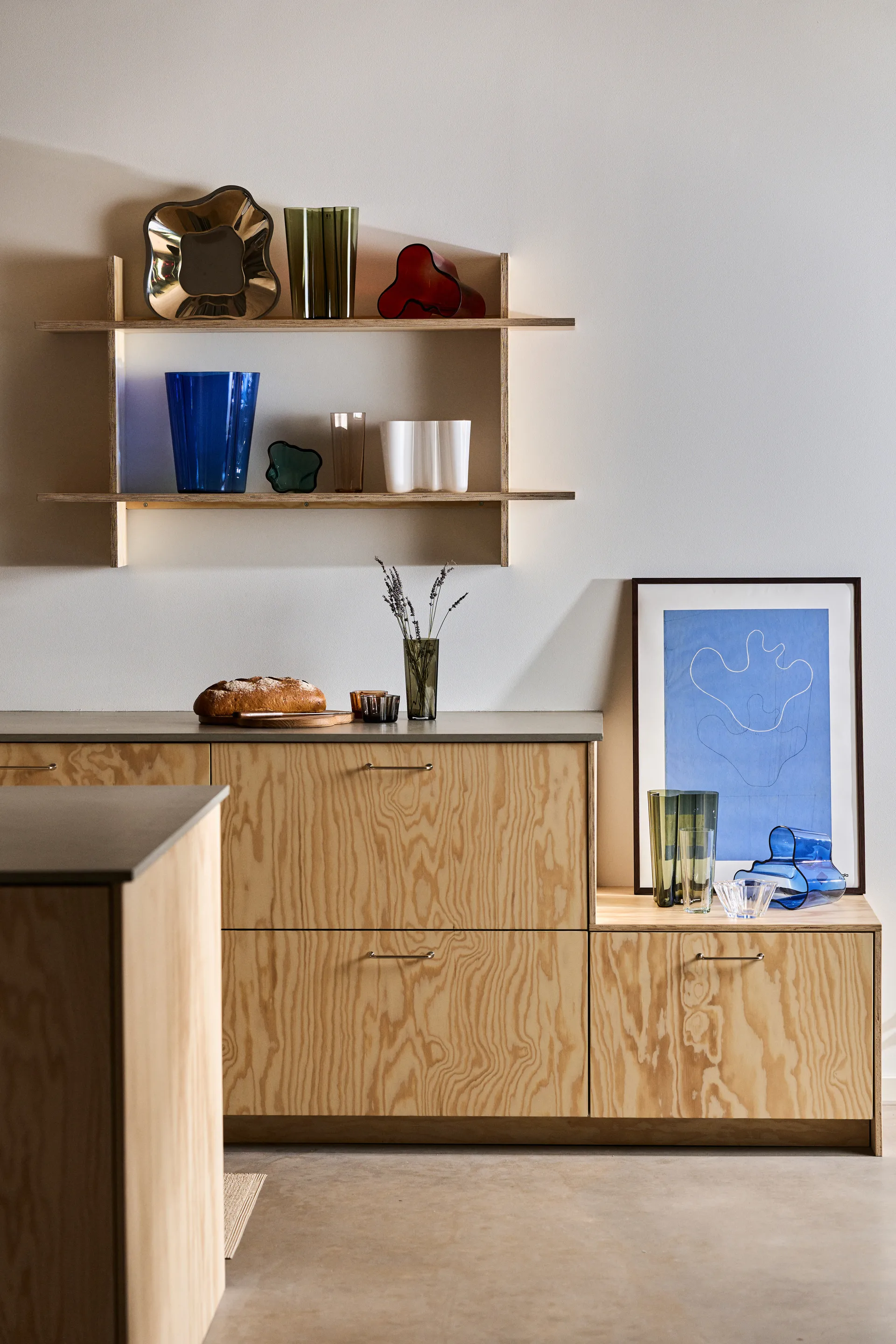 알토 아트 스케치 블루 포스터, 50x70 cm Iittala | 이딸라