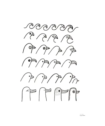 오이바 토이까 버드 하우스 포스터 - 50x70 cm - Iittala | 이딸라