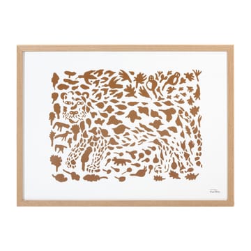 오이바 토이까 치타 포스터 브라운 - 50x70 cm - Iittala | 이딸라
