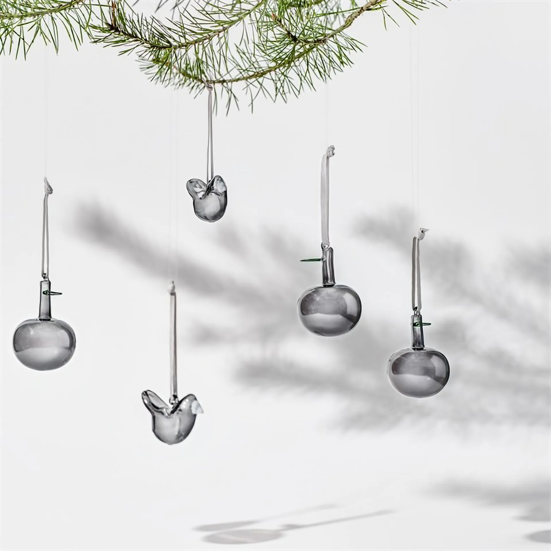 이딸라 글래스 애플 Ø6 cm 3개 세트, Gray Iittala | 이딸라