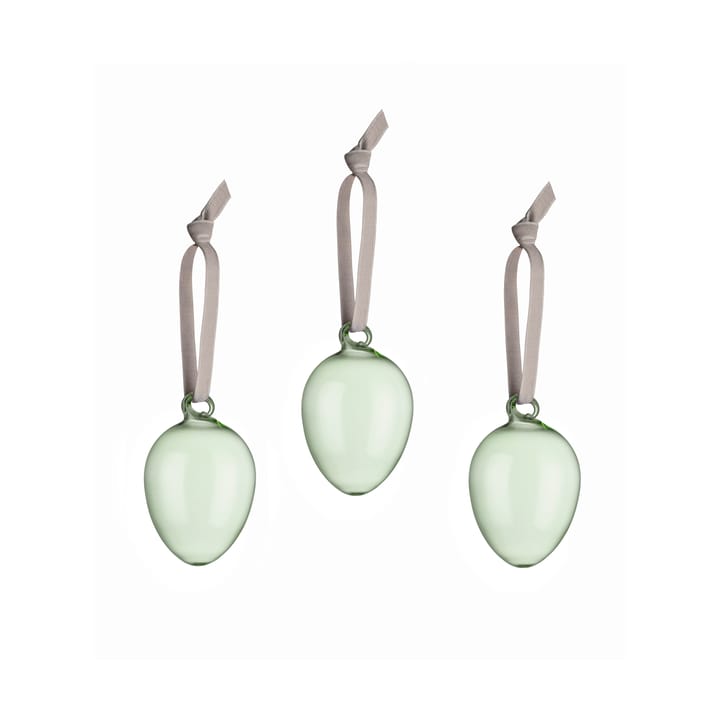이딸라 유리 에그 60 mm 3개 세트, Green Iittala | 이딸라