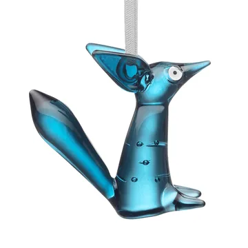 여우 글래스 데코레이션 8 cm - Steel blue - Iittala | 이딸라