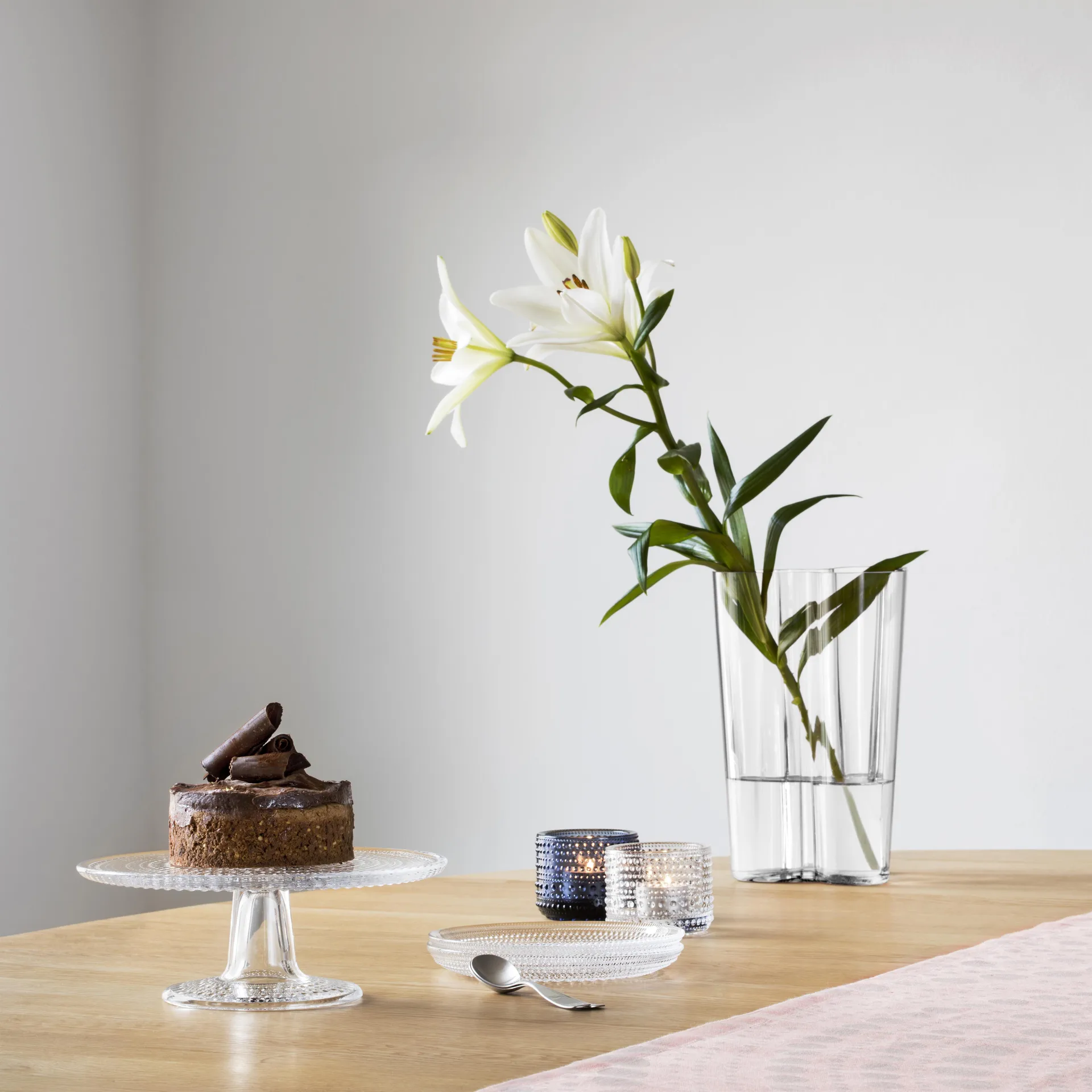 가스테헬미 케이크스탠드 스몰, clear Iittala | 이딸라