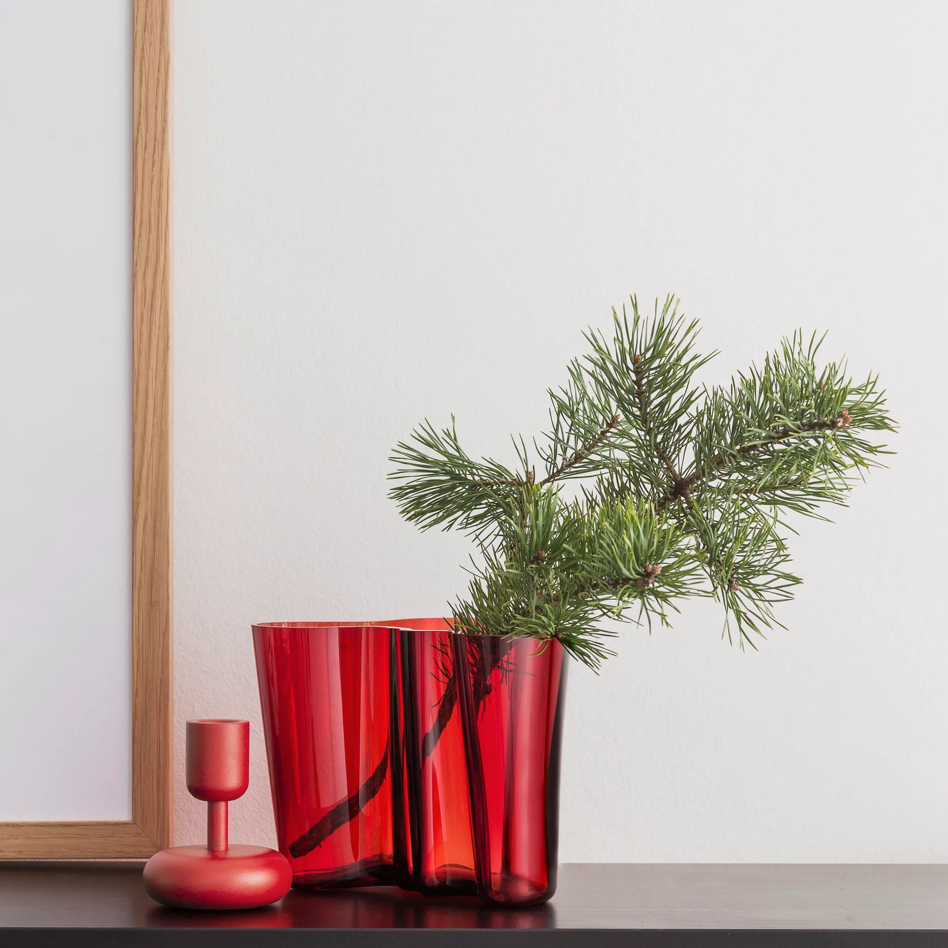 알바 알토 화병 cranberry, 160 mm Iittala | 이딸라