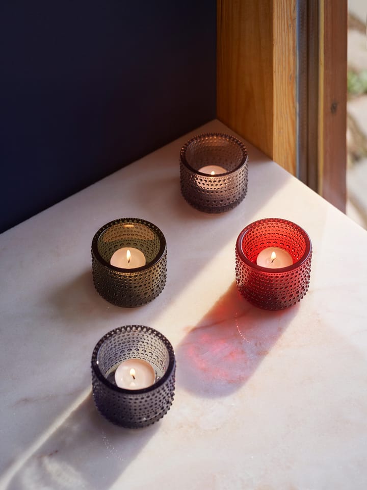 가스테헬미 캔들홀더, Cranberry Iittala | 이딸라