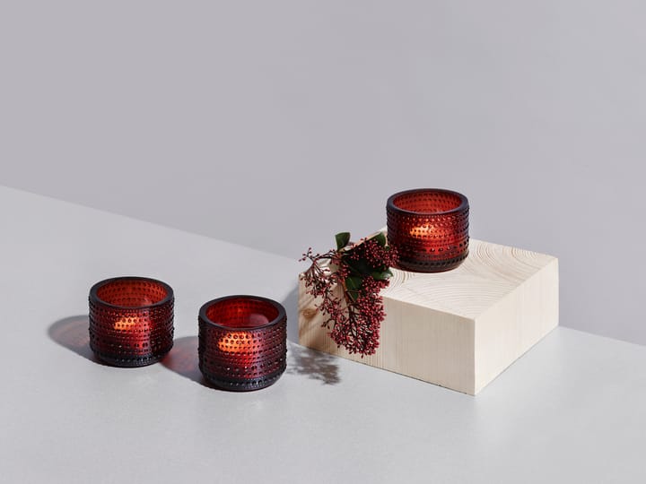 가스테헬미 캔들홀더, Cranberry Iittala | 이딸라