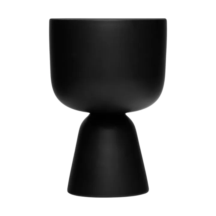나뿔라 플라워팟 - Matte black, 23x15.5 cm - Iittala | 이딸라
