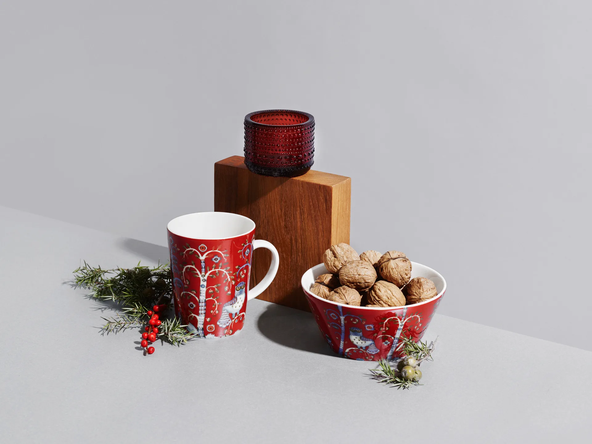 따이가 스몰 보울, red Iittala | 이딸라