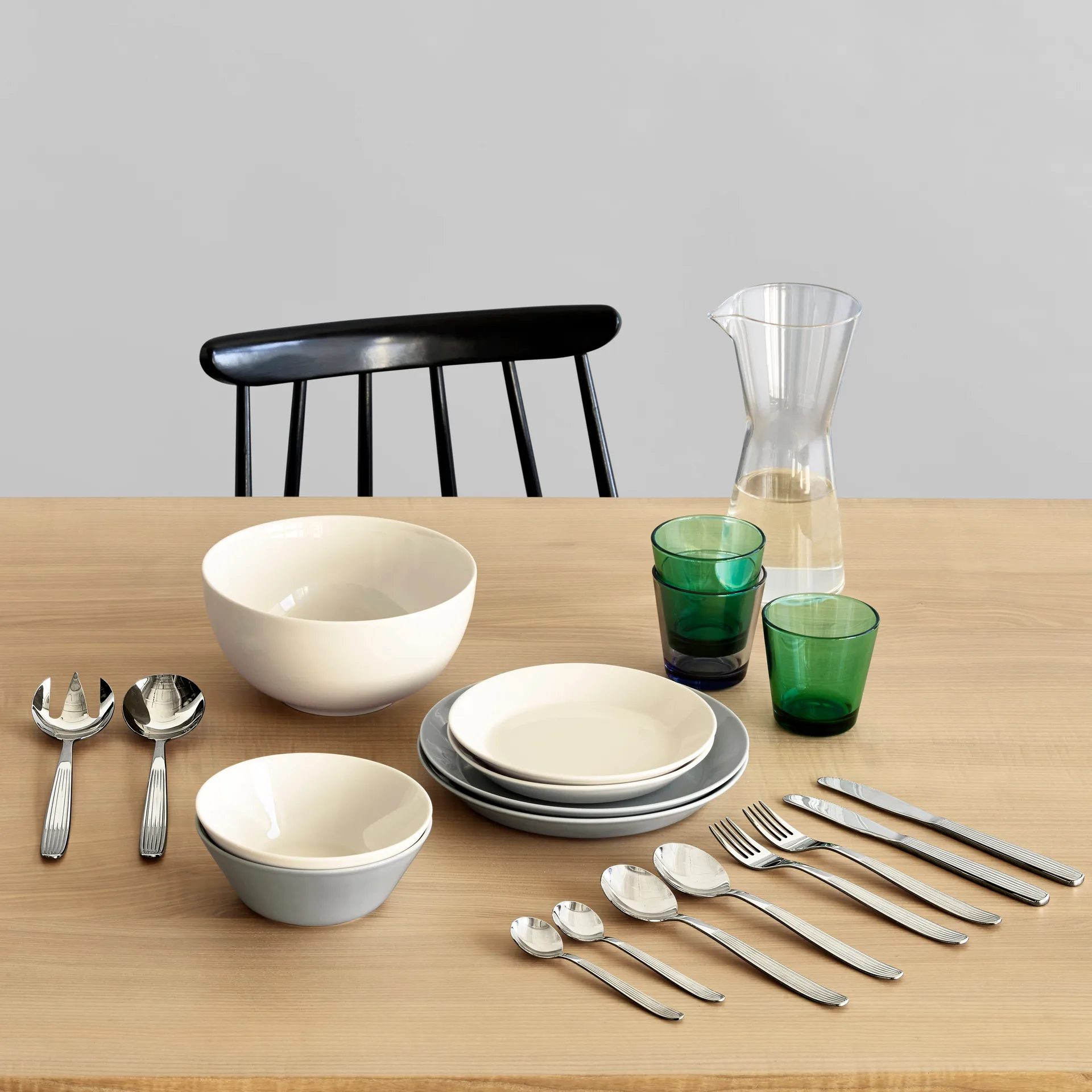 스칸디아 샐러드 세트, stainless steel Iittala | 이딸라
