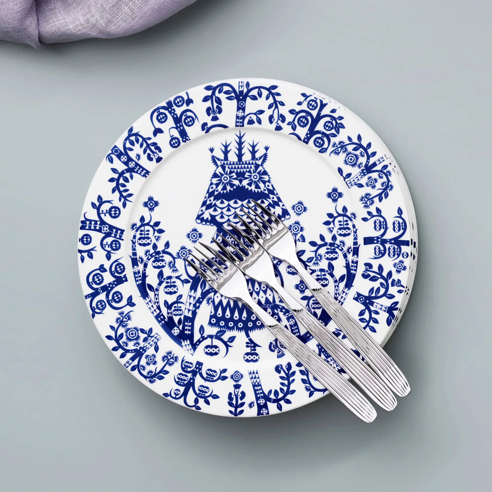 스칸디아 테이블 포크, stainless steel Iittala | 이딸라