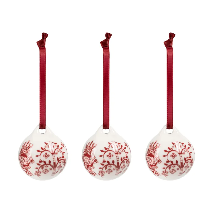 Taika 데코레이션 - 석류 레드, 5 cm, 3개입 - Iittala | 이딸라
