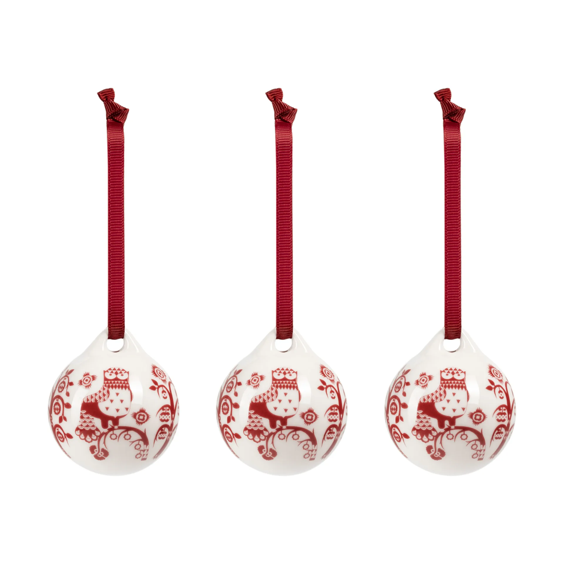 Taika 데코레이션, 석류 레드, 5 cm, 3개입 Iittala | 이딸라