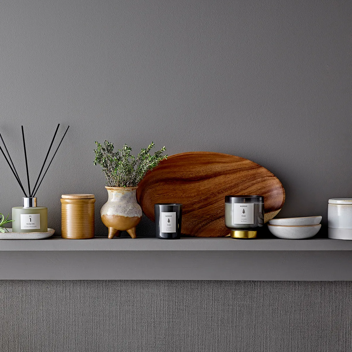 시즈널 향초 3개 세트, 75 g Illume x Bloomingville