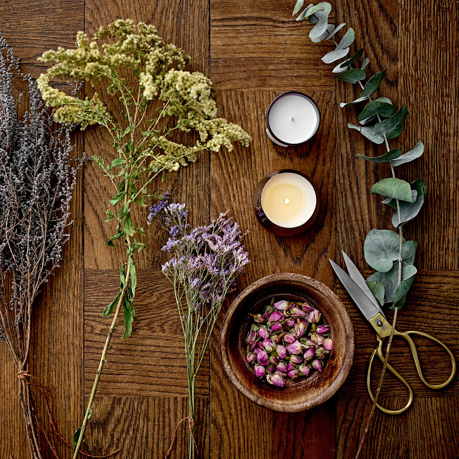 시즈널 향초 3개 세트, 75 g Illume x Bloomingville