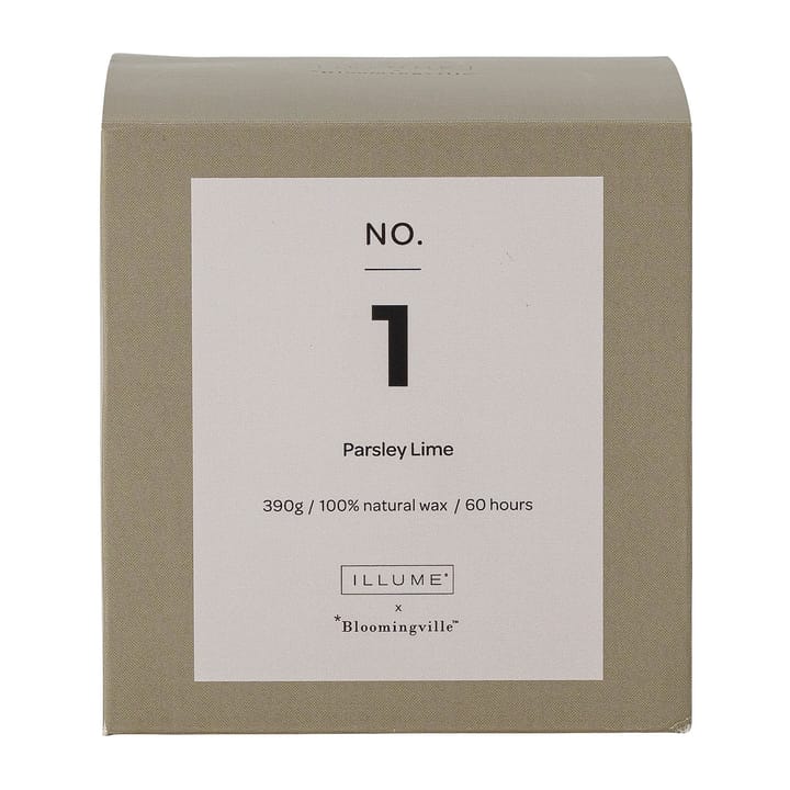 NO. 1 파슬리 라임 향초, 390 g + Giftbox Illume x Bloomingville