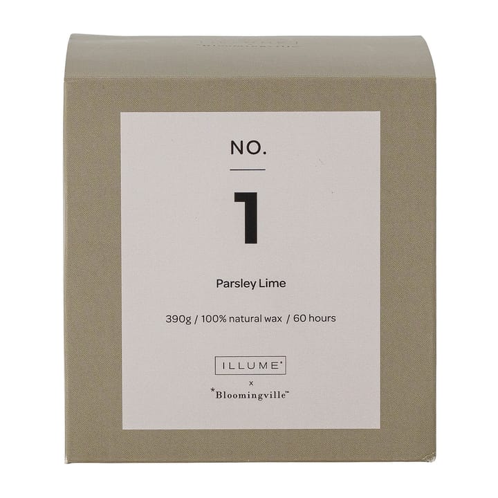 NO. 1 파슬리 라임 향초 - 390 g + Giftbox - Illume x Bloomingville