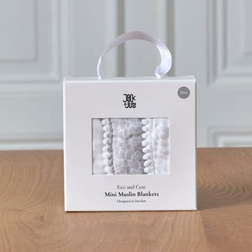 폼폼 무슬린 담요 40x40 cm 3개 세트 - Pearl & Giraffe gray - Jack o Juno | 잭 오 주노