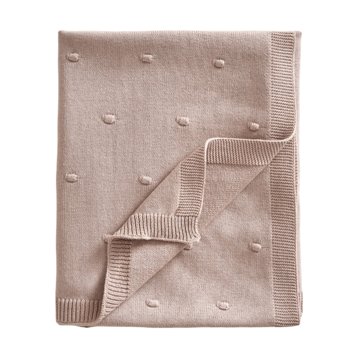 Bubble 니트 어린이 담요 80x100 cm - Dusty pink - Jack o Juno | 잭 오 주노