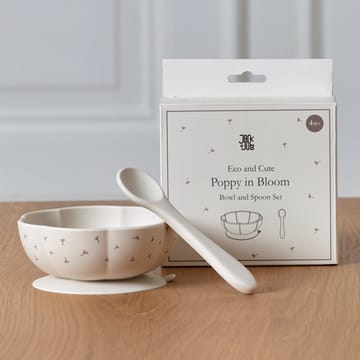 Poppy in Bloom 어린이용 식기 2개 세트 - Poppy Print - Jack o Juno | 잭 오 주노