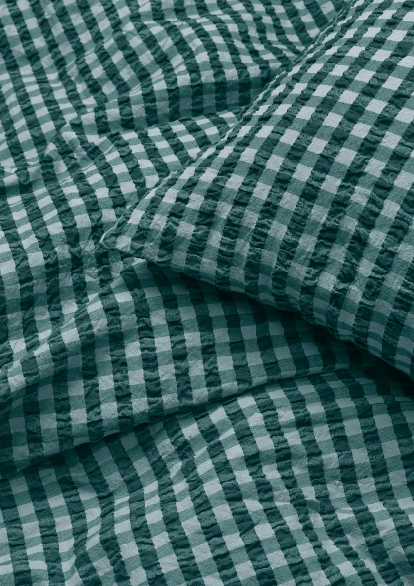 침구 세트 140x200 cm, Green-Light Blue Juna | 주나