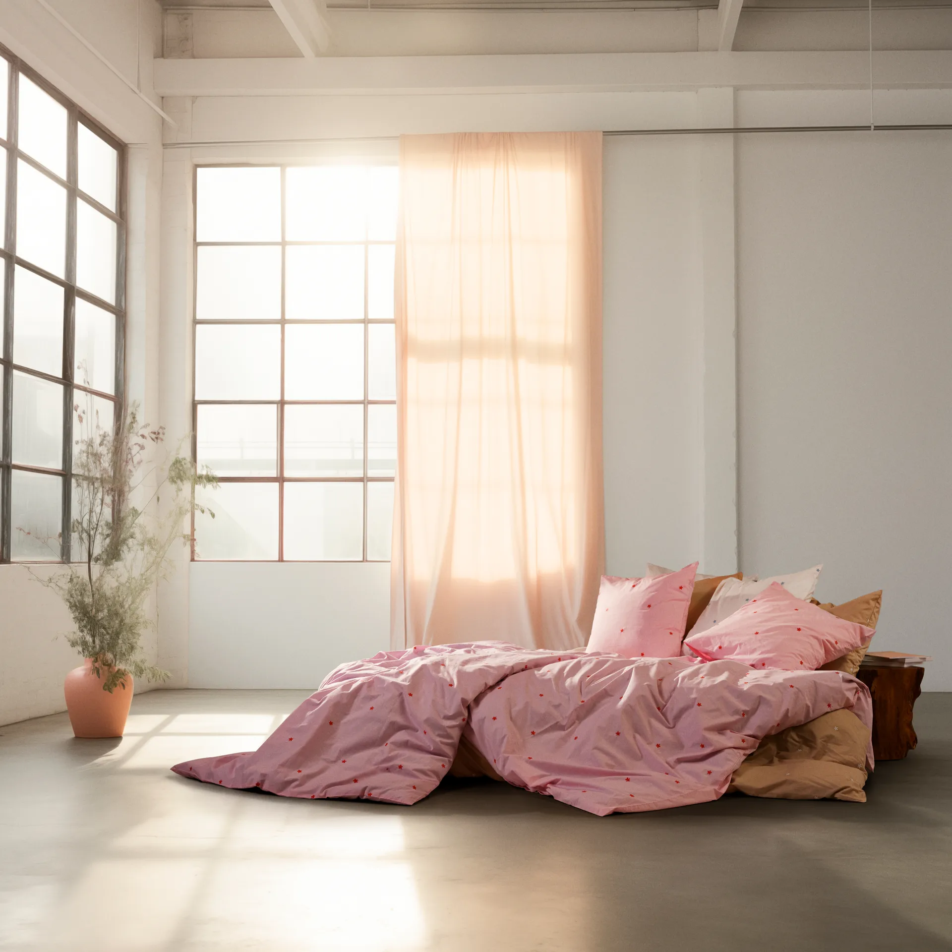 데이지 침구 세트 150x210 cm, Pink-red Juna | 주나