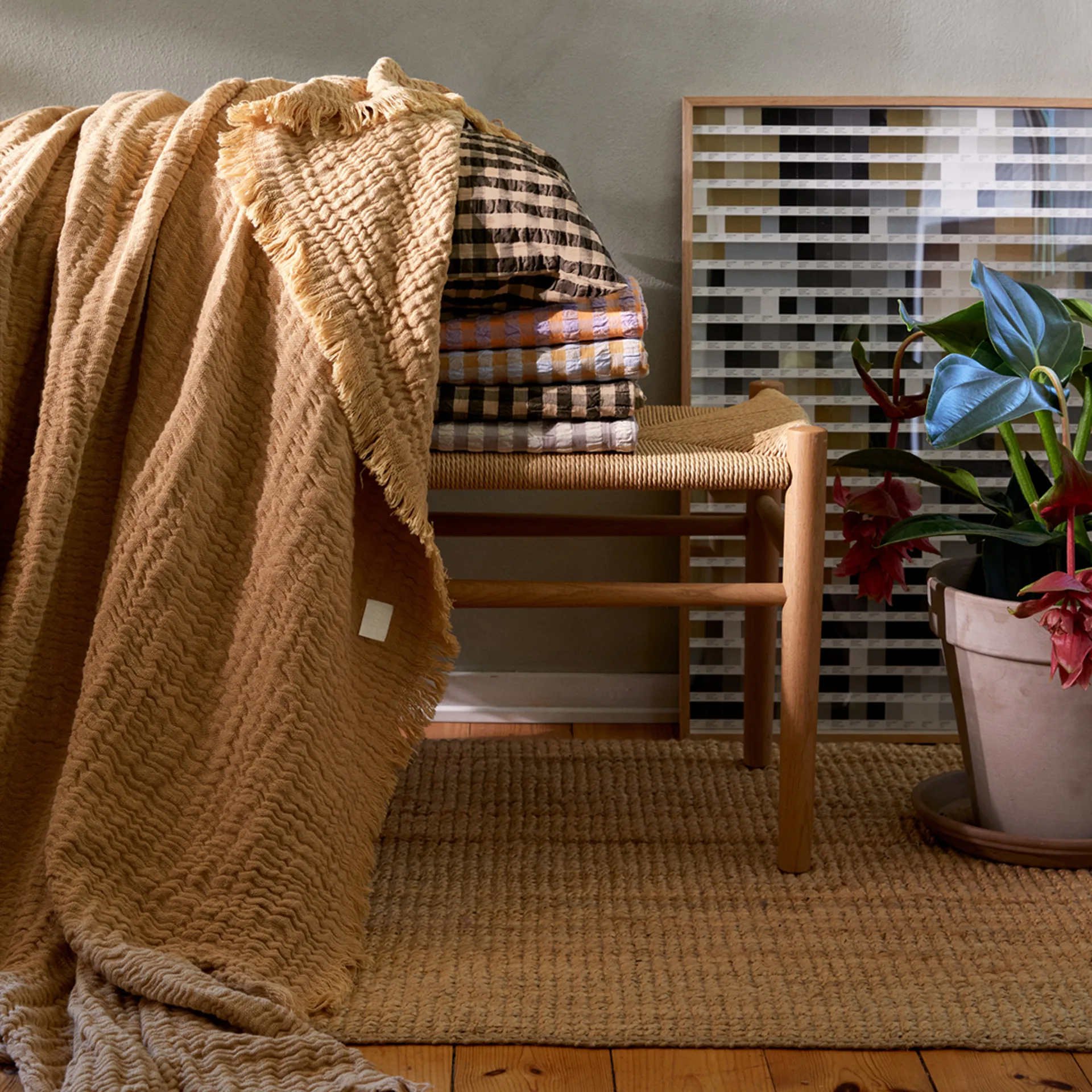 릴러브드 베드 스프레드 190x240 cm, Sand Juna | 주나