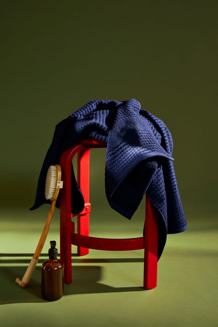 체크 타올 50x100 cm, Navy blue Juna | 주나