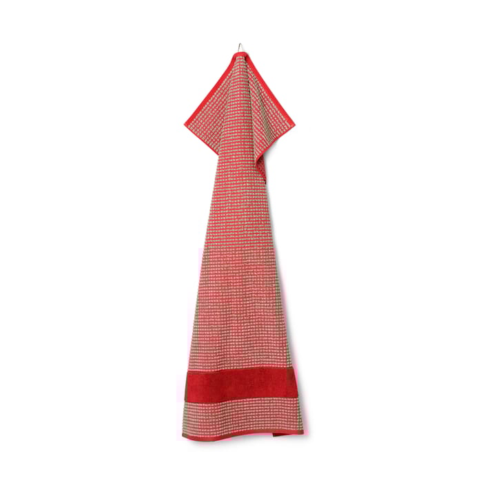 체크 타올 70x140 cm, Red-sand Juna | 주나