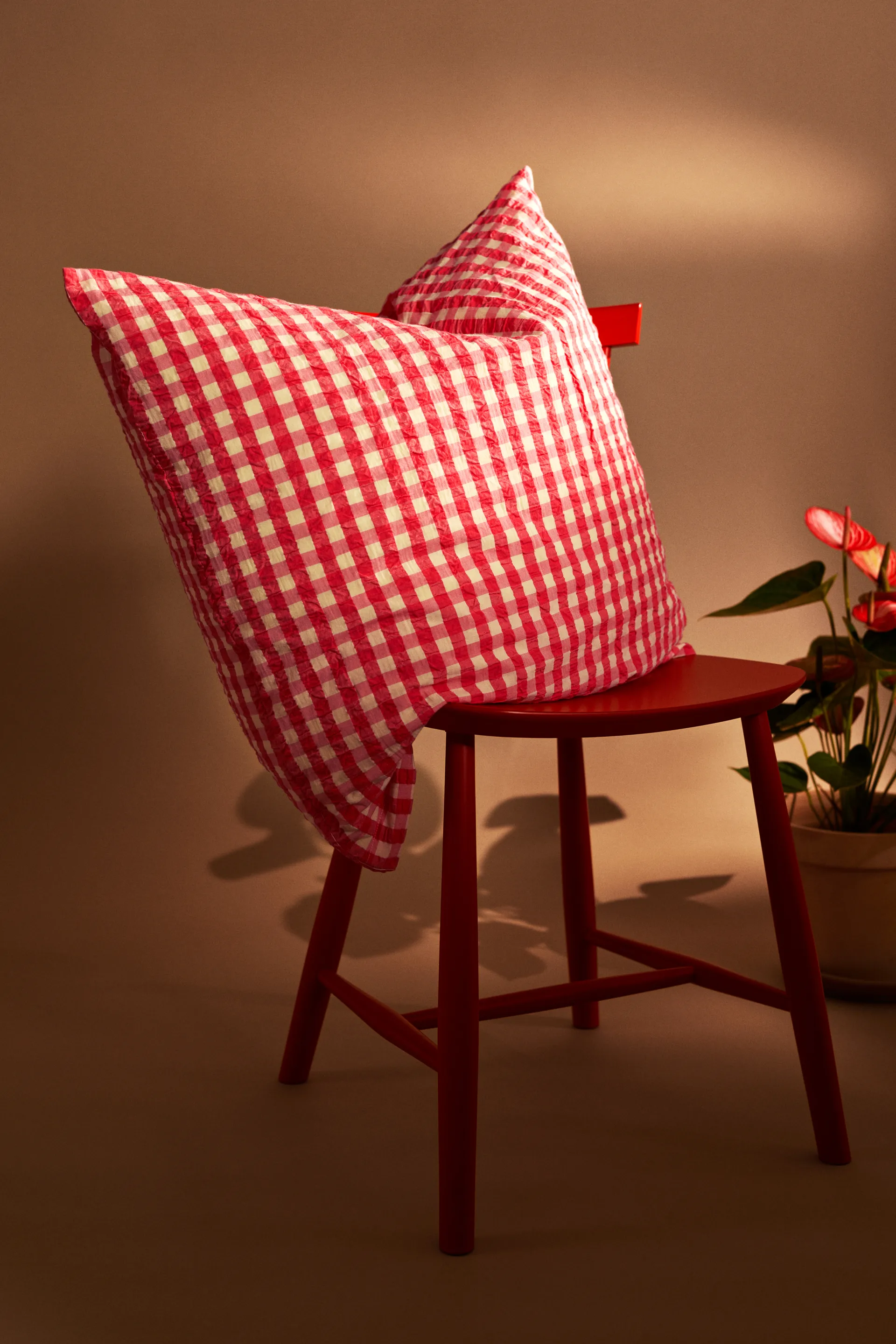 Bæk&Blge 침구 세트 150x210 cm, Red-yellow Juna | 주나