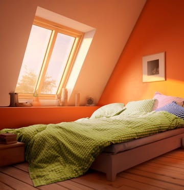 Bæk&Bølge 쿠션 커버 60x63 cm - Green-light pink - Juna | 주나
