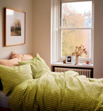 Bæk&Bølge 쿠션 커버 60x63 cm - Green-light pink - Juna | 주나