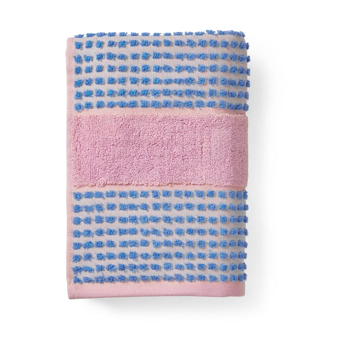 Check 타월 50x100 cm - Soft pink-blue - Juna | 주나