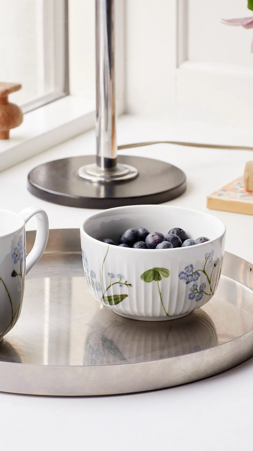 해머소이 서머 보울 Ø12 cm, Forget me not Kähler | 케흘러