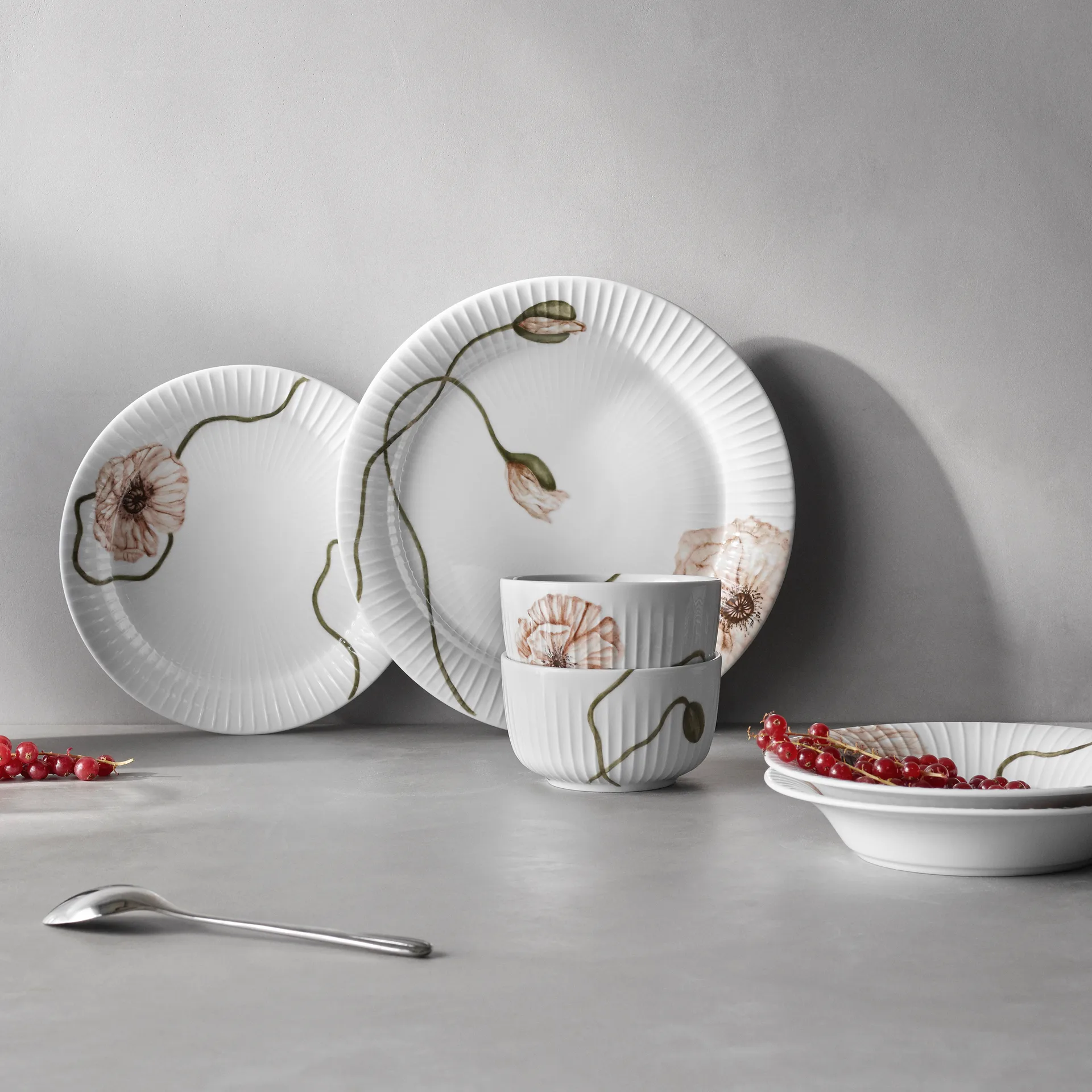 해머소이 파피 보울 12 cm, white Kähler | 케흘러