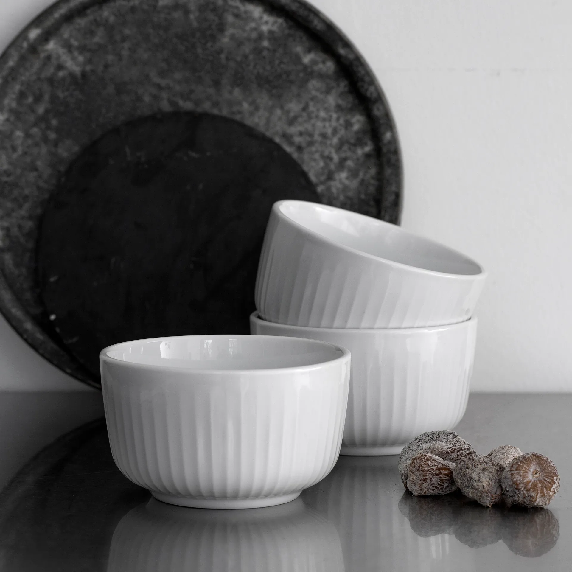 해머소이 보울 Ø13 cm, white Kähler | 케흘러