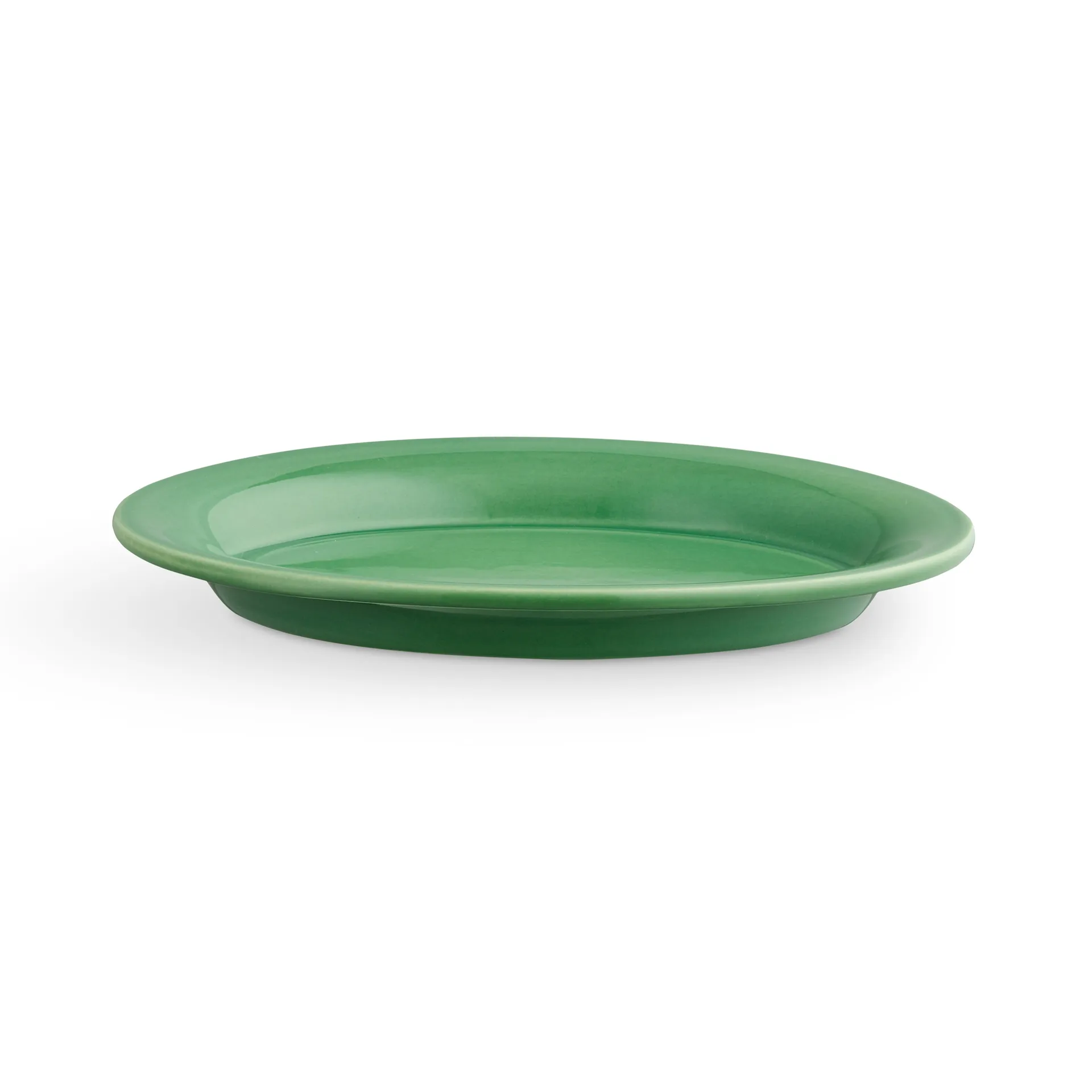 우르슐라 오벌 접시 13x18 cm, dark green Kähler | 케흘러