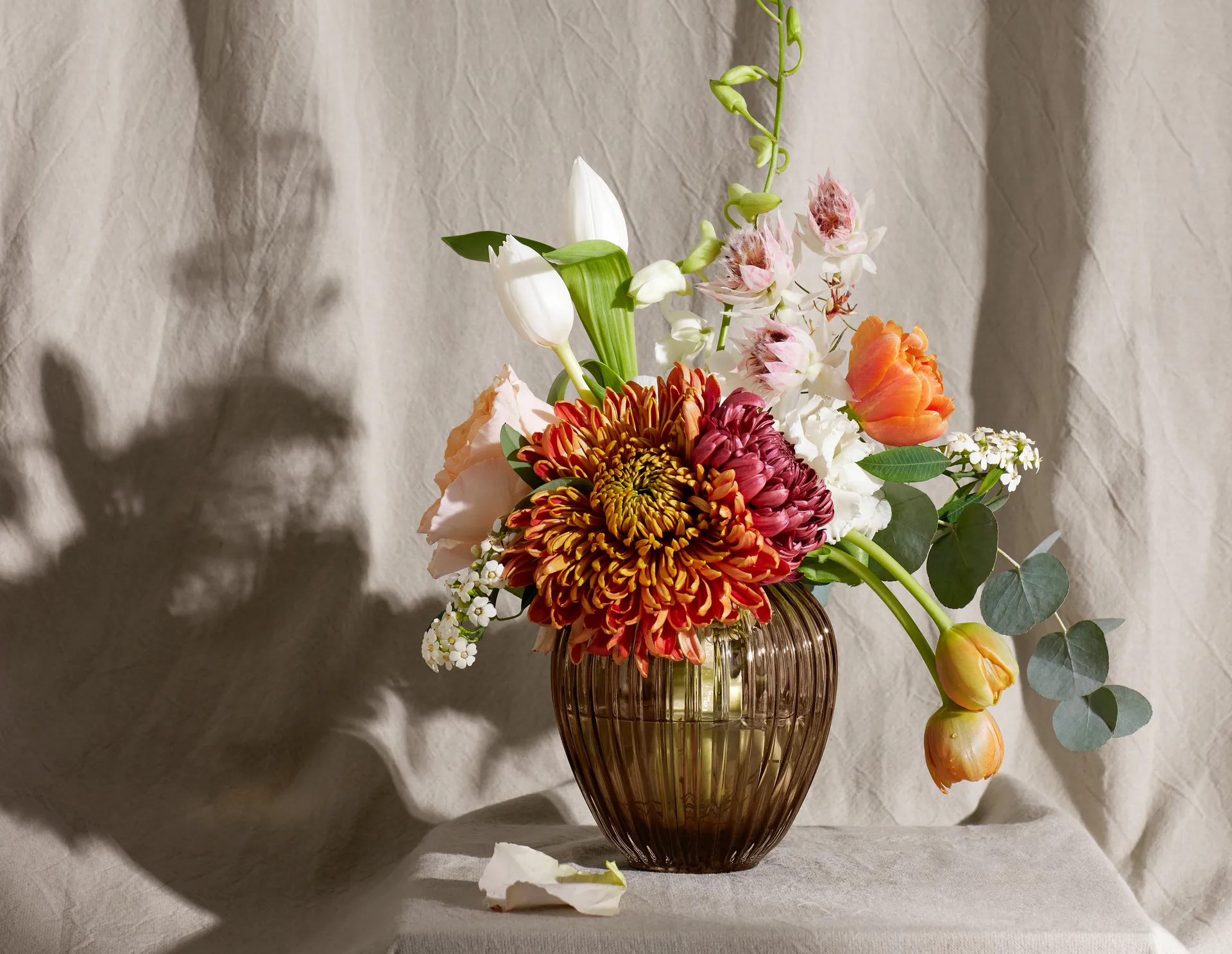 해머소이 글래스 화병 14 cm, Walnut Kähler | 케흘러