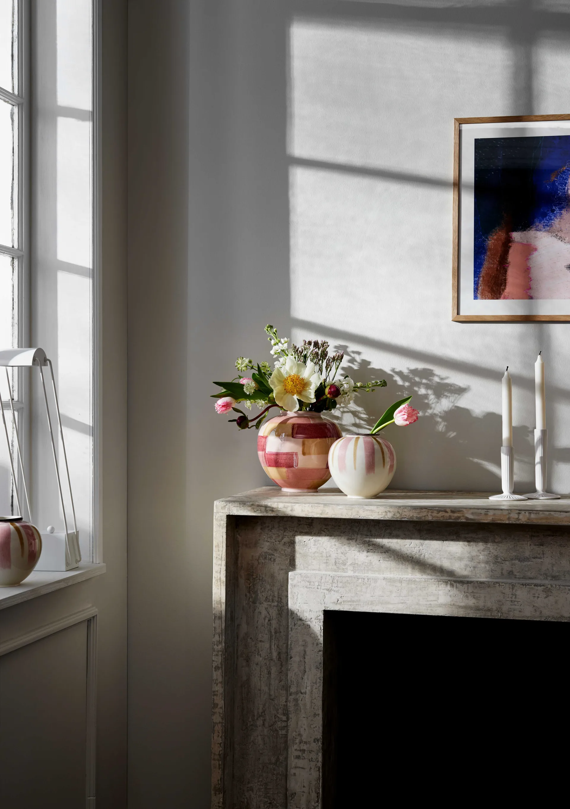 캔버스 화병 15 cm, Pink-brown Kähler | 케흘러