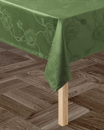 해머소이 파피 다마스크 테이블 클로스 그린 - 150x370 cm - Kähler | 케흘러