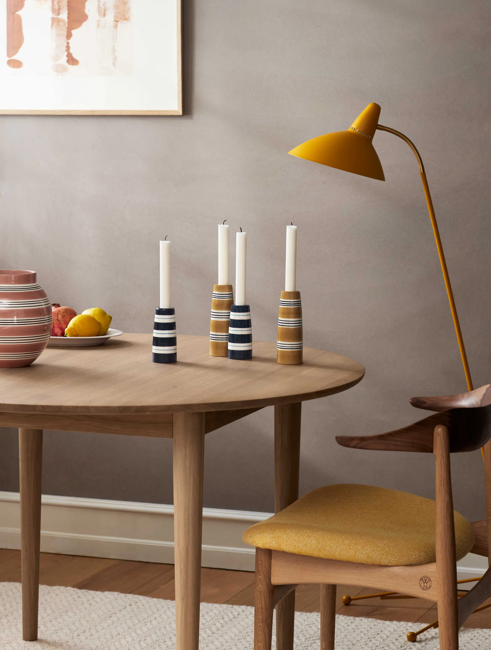 오마지오 누오보 캔들 홀더 16 cm, Ochre Kähler | 케흘러