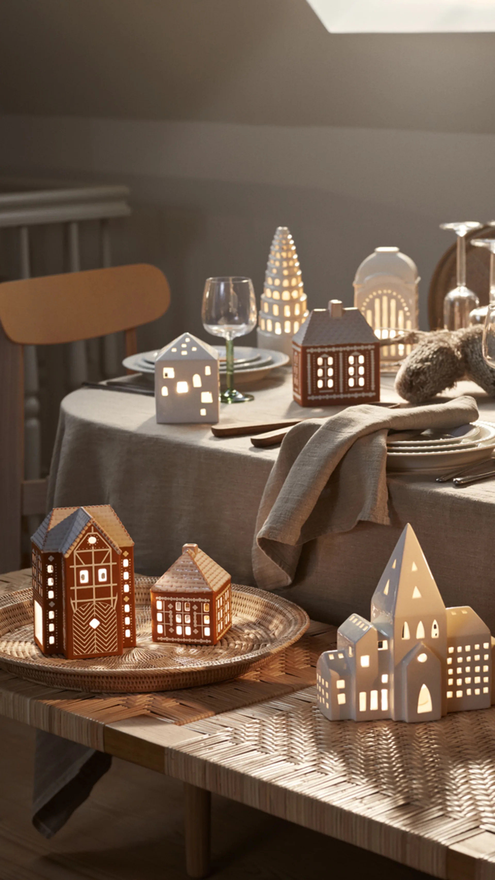 진저브레드 캔들 랜턴 라지 17 cm, Brown Kähler | 케흘러