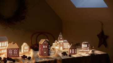진저브레드 캔들 랜턴 라지 17 cm - Brown - Kähler | 케흘러