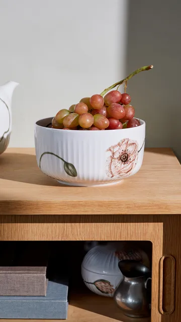 헤머쇼이 파피 보울 Ø17 cm - White-decor - Kähler | 케흘러