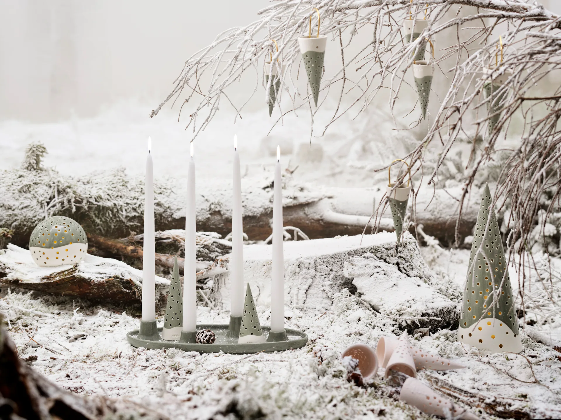 노빌리 크리스마스 소품 18 cm, Green Kähler | 케흘러